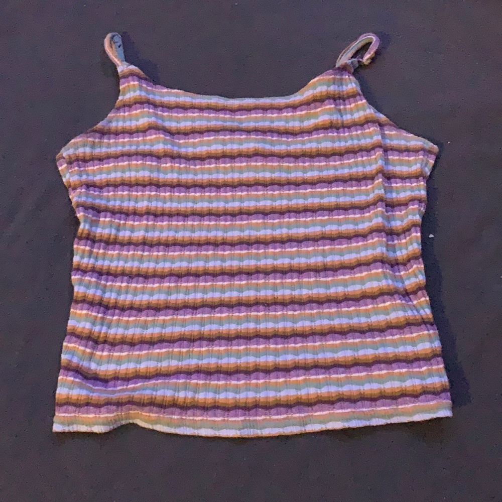 Stripes crop top from tjmaxx